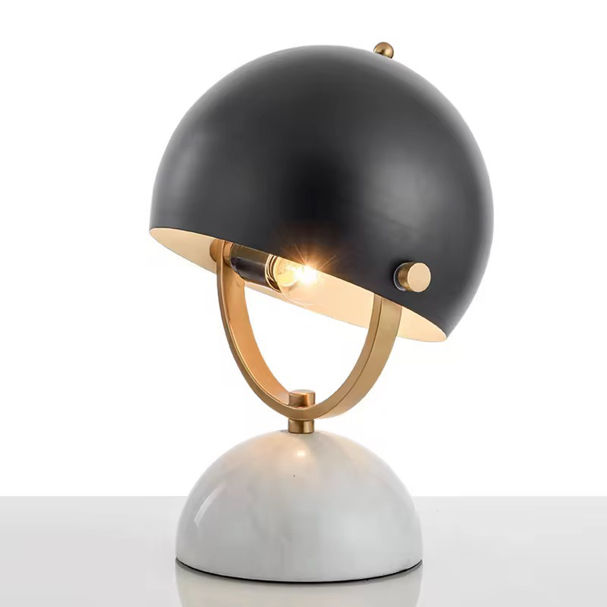 โคมไฟตั้งโต๊ะ โมเดิร์น สไตล์นอร์ดิก Nordic style table lamp Meta + Marble LED E27x1 IP20