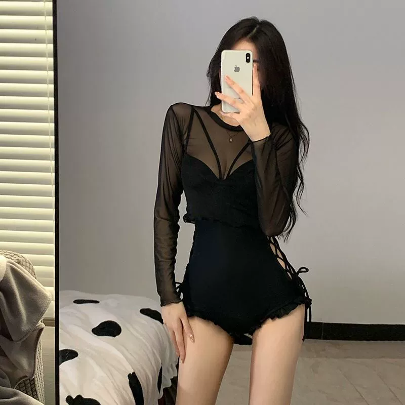 ชุดว่ายน้ำวันพีช เซ็กซี่ สไตล์เกาหลี รหัส SW68142