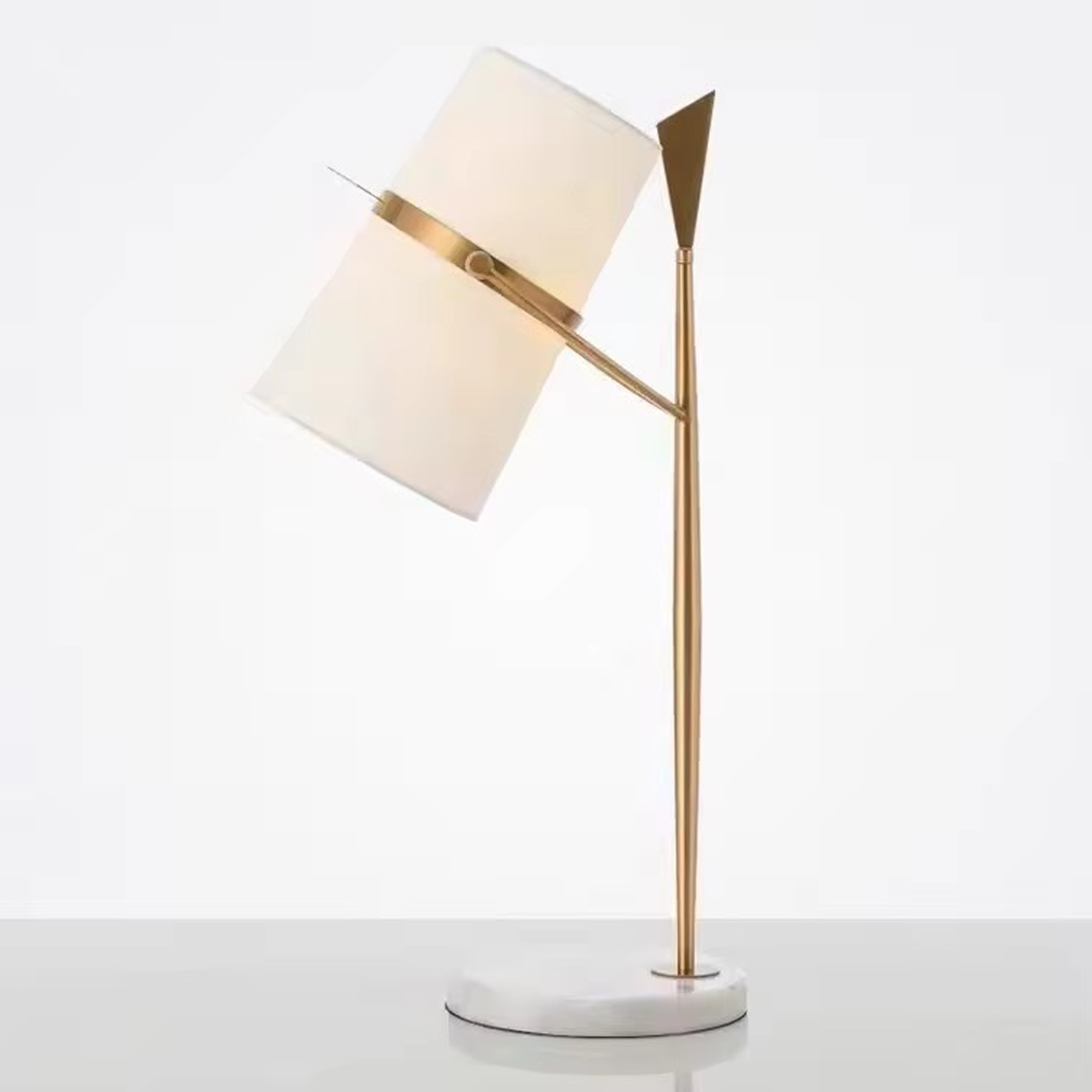 โคมไฟตั้งโต๊ะ สไตล์นอร์ดิก Nordic style table lamp Meta + Marble LED E27x1 IP20