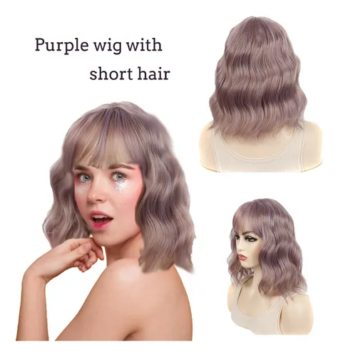 วิกทอเส้นไหมไฟเบอร์ วิกผม หยักสั้น พร้อมส่งในไทย