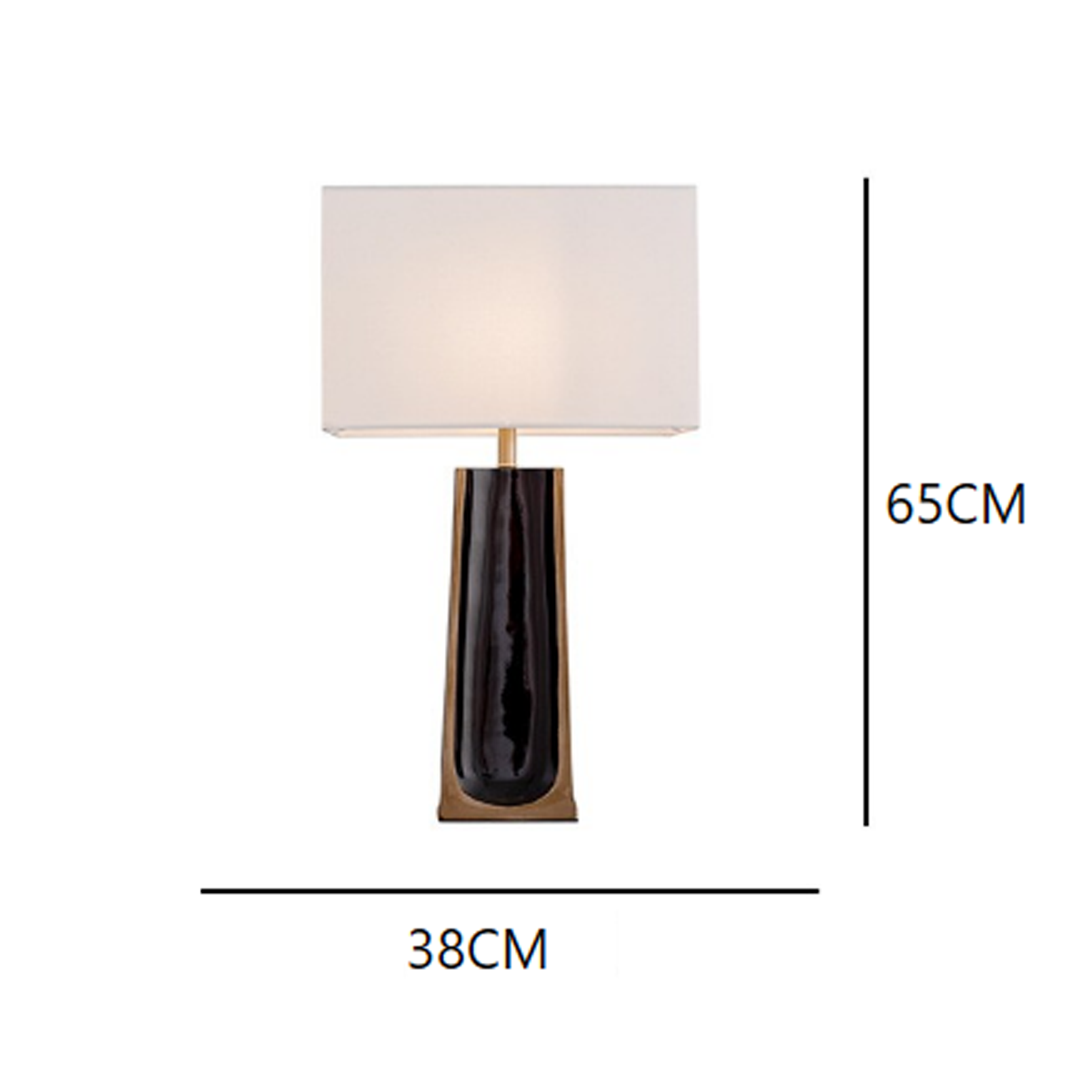 โคมไฟตั้งโต๊ะ สไตล์นอร์ดิก Nordic style table lamp Resin + Fabric LED E27x1 IP20