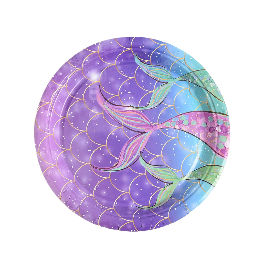 จาน แก้ว หลอด กระดาษ แฟนตาซีปาร์ตี้ วันเกิด ปีใหม่แพค 10 ใบ